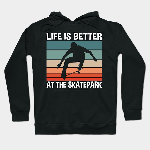 Better At Skatepark Hoodie by TK Store